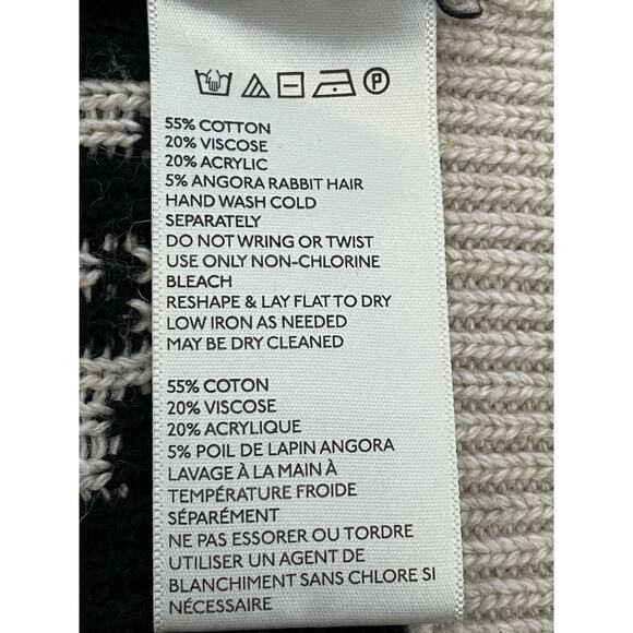 Staring at Stars Cardigan Sweater XS Southwestern Angora Wool Blend Drape Boho - Picture 5 of 5